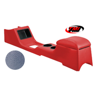 1967-68 Mustang Sport Standard Full Length Console w/ Factory AC - Light blue