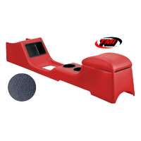 1967-68 Mustang Sport Standard Full Length Console w/ Factory AC - Dark Blue