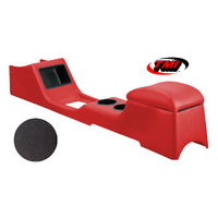 1967-68 Mustang Sport Standard Full Length Console w/ Factory AC - Black