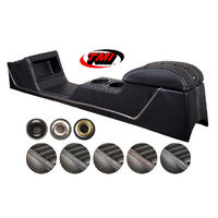 1967-68 Mustang Sport XR Full Length Console w/ Chrome Trim & Factory AC