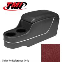 1965-73 Mustang (w/o Factory Console) Deluxe Pony Console - Dark Red (1966)