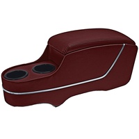 TMI Center Console Pony Style Deluxe - Dark Red Maroon 1968