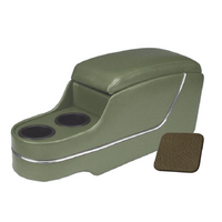1965-73 Mustang (w/o Factory Console) Deluxe Pony Console - Medium Green
