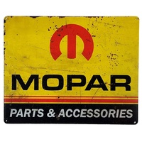 Metal Tin Sign - 12" x 15" - Mopar Parts & Accessories