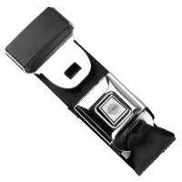 Universal Starburst Push-Button Lap Belt 60" Black