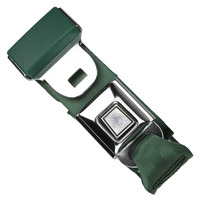 Universal Starburst Push-Button Lap Belts 60" Dark Green