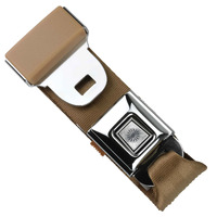 Universal Starburst Push-Button Lap Belts 60" Tan