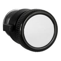 Black W/Chrome Dot Front & Black Rear Plastic Knob Set (Pair)