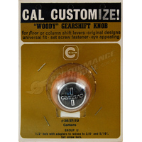 Cal Custom Woody Walnut Gearshift Knob - Camaro