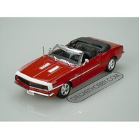 Maisto 1968 Chevrolet Camaro SS 396 Convertible Collectible Model - Red - 1:24