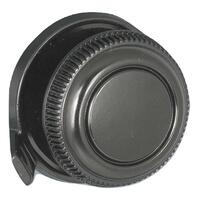 Black Front & Rear Metal Knob Set (Pair)
