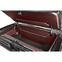 1964-66 Mustang Fastback 1-Color Sport II Trunk Kit - 5Pc w/4 Panels & 1 Carpet Kit - Dark Red/Black