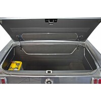 1964-66 Mustang Fastback 1-Color Sport II Trunk Kit - 5Pc w/4 Panels & 1 Carpet Kit - Emberglow/Black