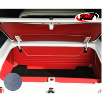 1964-66 Mustang Coupe/Convertible 6 Piece Sport II Trunk Kit (5 Panels & 1 Carpet) Blue/White