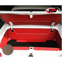 1964-66 Mustang Fastback 5 Piece Sport II Trunk Kit (4 Panels & 1 Carpet) Palomino