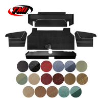 1967-68 Mustang Coupe/Convertible 6 Piece Sport II Trunk Kit (5 Panels & 1 Carpet)