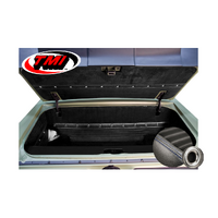 1964-66 Mustang Coupe/Convertible 6 Piece Sport XR Trunk Kit (5 Panels & 1 Carpet) Blue Stitching, Steel Grommets