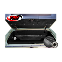 1964-66 Mustang Coupe/Convertible 6 Piece Sport XR Trunk Kit (5 Panels & 1 Carpet) Grey Stitching, Steel Grommets
