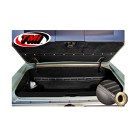 1964-66 Mustang Coupe/Convertible 6 Piece Sport XR Trunk Kit (5 Panels & 1 Carpet) White Stitching, Brass Grommets