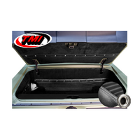 1967-68 Mustang Coupe/Convertible 6 Piece Sport XR Trunk Kit (5 Panels & 1 Carpet) Grey Stitching/Steel Grommets