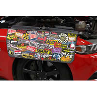 Holley Brands Sticker Bomb Fender Cover - 34" x 26"