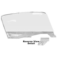 1965 - 1966 Mustang Door Window Assembly Kit LH - Fastback - Clear