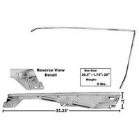 1965 - 1966 Mustang Door Window Frame Kit RH - Coupe
