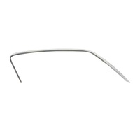 1967 - 1968 Mustang Fastback Roof Rail Weatherstrip Channel Stainless Steel - Right