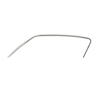 1967 - 1968 Mustang Fastback Roof Rail Weatherstrip Channel Stainless Steel - Left