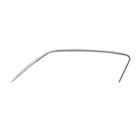 1967 - 1968 Mustang Fastback Roof Rail Weatherstrip Channel Stainless Steel