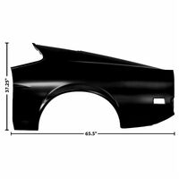 1971 - 1973 Mustang Fastback Quarter Panel Assembly (LH)
