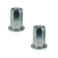 1964 - 1970 Ford Mustang Power Steering Frame Rail Compression Nuts (Pair)