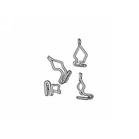 1965 - 1967 Ford Mustang Deluxe Door Panel Clips - Single