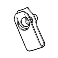 1964 - 1973 Mustang "J" Nut Fastener 5/16