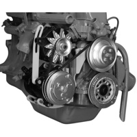 1964 - 1969 Mustang Sanden Compressor Mounting Bracket Kit 170 & 200 6CYL With or W/Out Power Steering