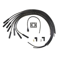 ACCEL Ignition Universal Spark Plug Leads V8 Black Straight Boots