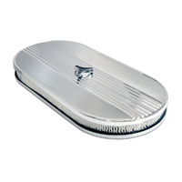 1964 - 1973 Mustang Oval Air Cleaner (V8, Dual Carb, Chrome Plated)