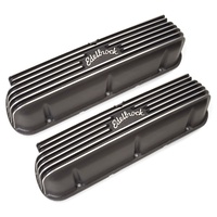 Edelbrock Classic Series Black Valve Covers 1962 - 1995 Windsor V8 