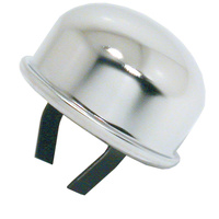 Chrome Breather Cap Push On