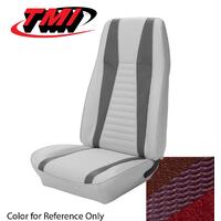 1971 Mustang Mach 1 Coupe Upholstery Set (Full Set) Dark Red w/ Dark Red