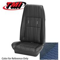 1972-73 Mustang Coupe Deluxe Upholstery Set (Rear Only) Medium Blue