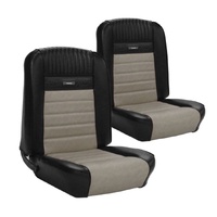 1964.5-65 Mustang Coupe Deluxe Pony Upholstery Set w/ Bucket Seats (Full Set)