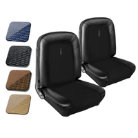 1967 Mustang Coupe Shelby/Deluxe Upholstery Set w/ Bucket Seats (Full Set)
