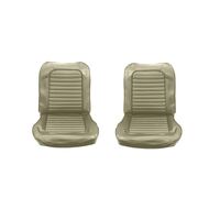 1964.5-65 Mustang Coupe/Convertible/Fastback Standard Upholstery Set w/ Bucket Seats (Front Only) Ivy Gold