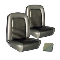 1967 Mustang Standard Upholstery Set w/ Bucket Seats (Front Only) Ivy Gold