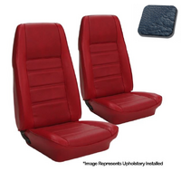 1971 Mustang Coupe Standard Upholstery Set (Rear Only) Medium Blue