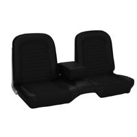 1964.5-65 Mustang Coupe/Convertible Standard Upholstery Set w/ Bench Seat (Front Only) Black