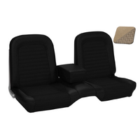 1966 Mustang Coupe/Convertible Standard Upholstery Set w/ Bench Seat (Front Only) Parchment
