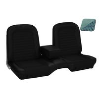1966 Mustang Coupe/Convertible Standard Upholstery Set w/ Bench Seat (Front Only) Turquoise