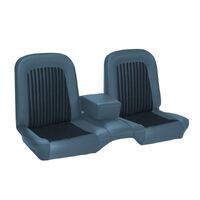 1964.5-65 Mustang Coupe Standard Upholstery Set w/ Bench Seat (Full Set) Blue